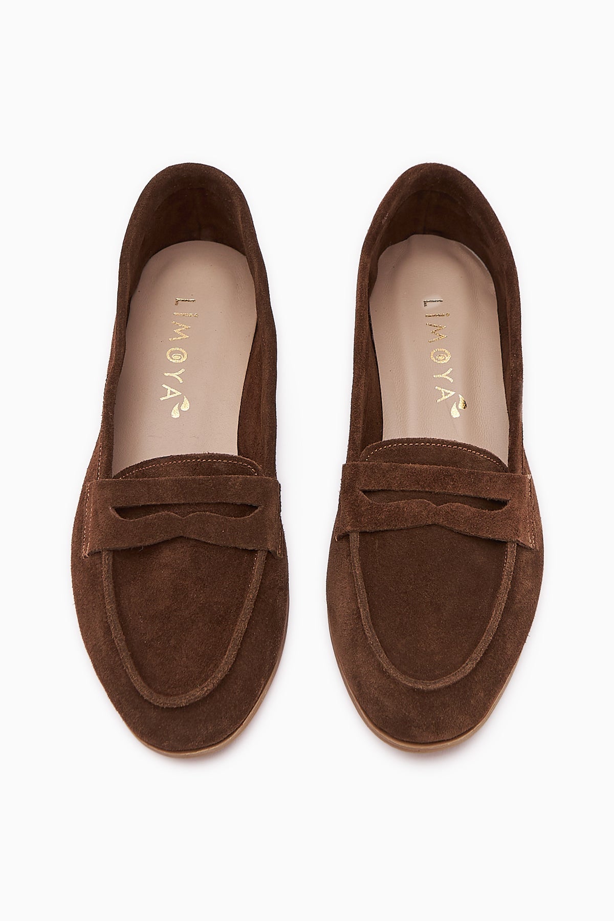 Solina Genuine Leather – Brown Suede Loafer (Women)