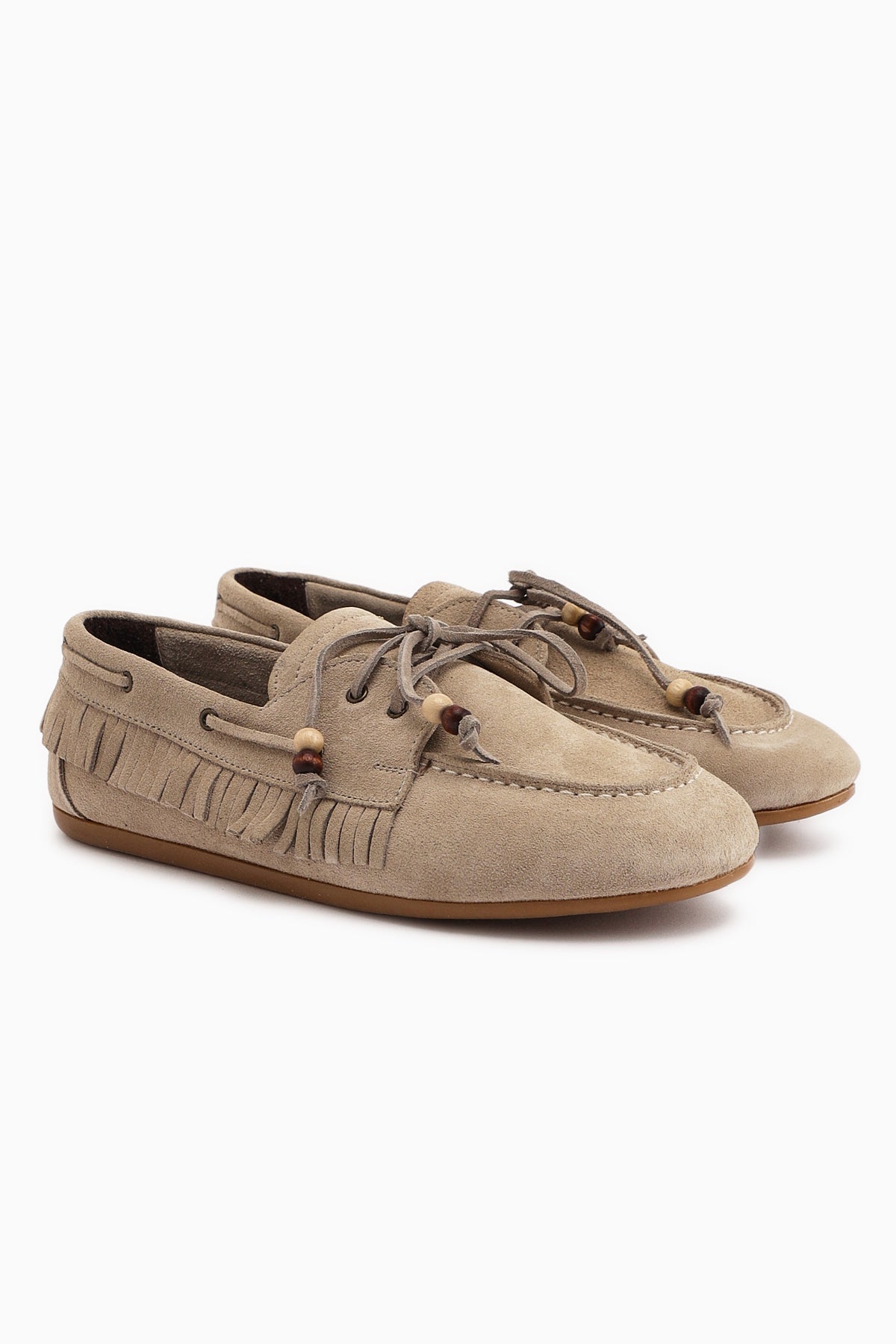Rania – Genuine Leather Beige Loafer (Women)