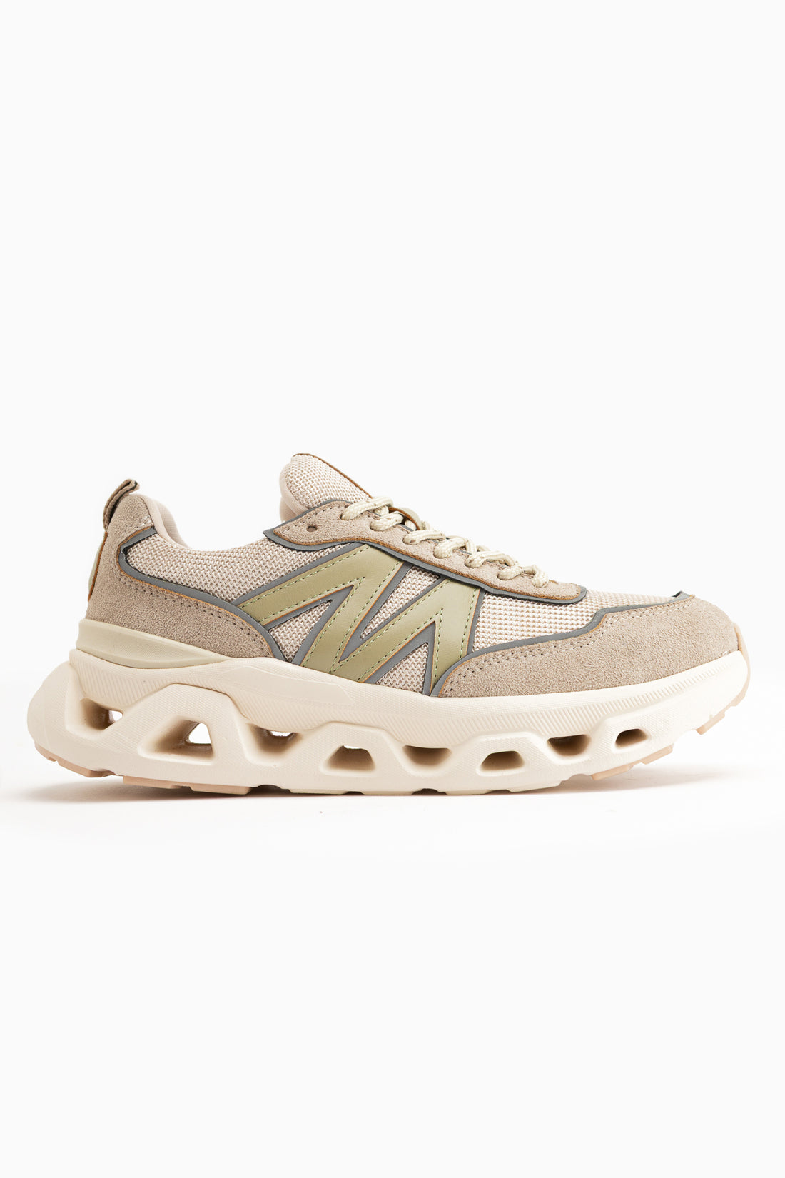 Kiana Beige Mesh Detailed Women’s Sneakers