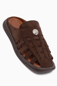 Alde Coffee Suede Closed Toe Women’s Slippers