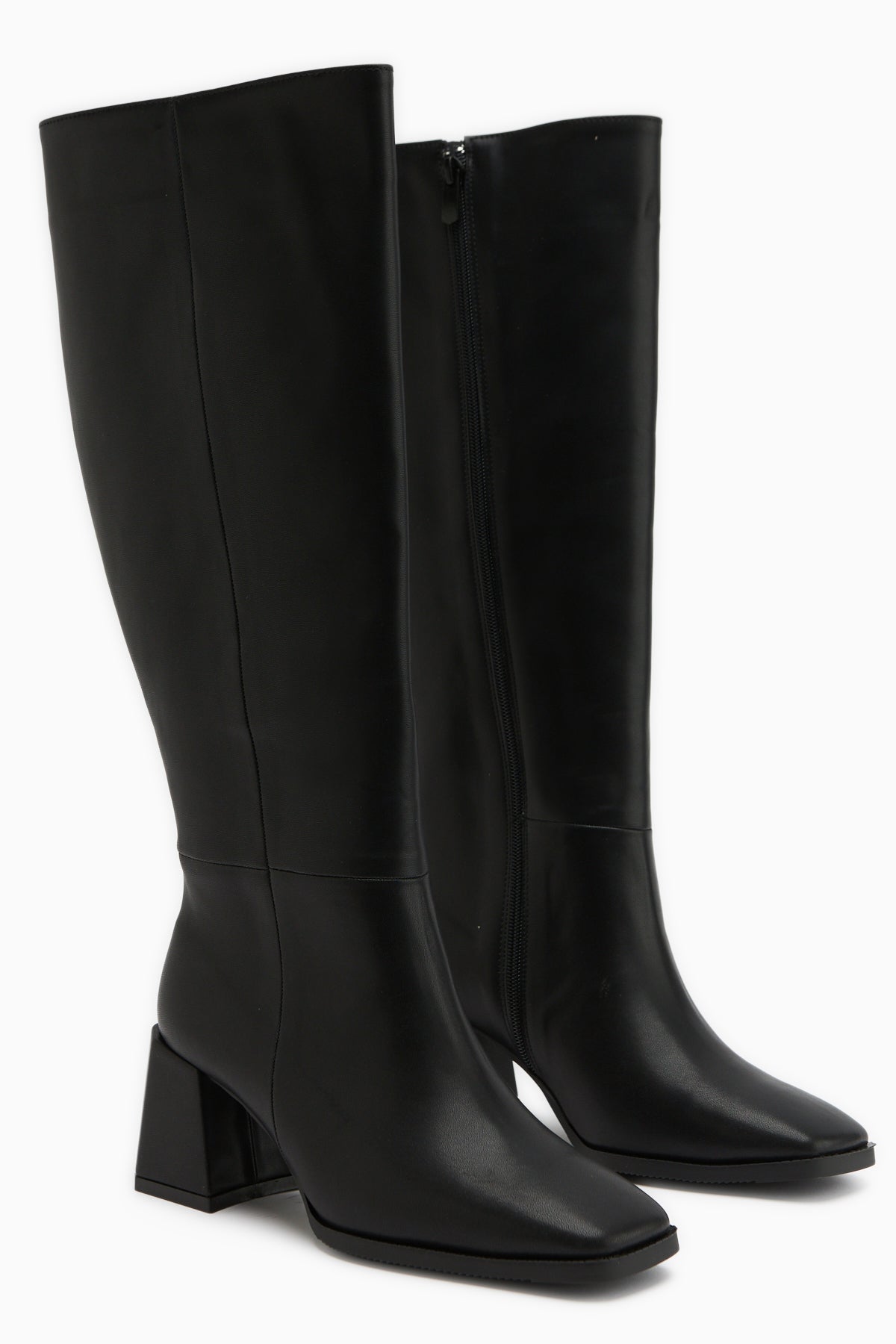 Carima Black Square Toe Women’s Boots