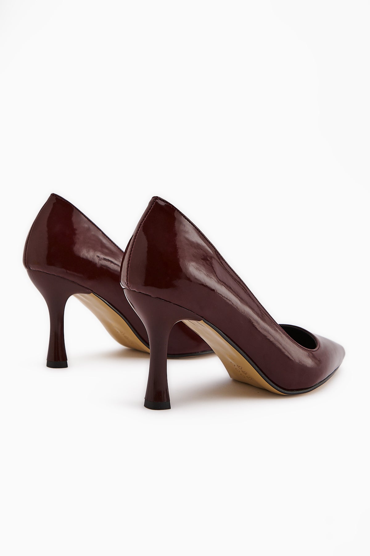Dolly Burgundy Patent Stiletto Women’s Heeled Shoes