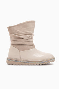 Farida Black Stone Detailed Women’s Boots
