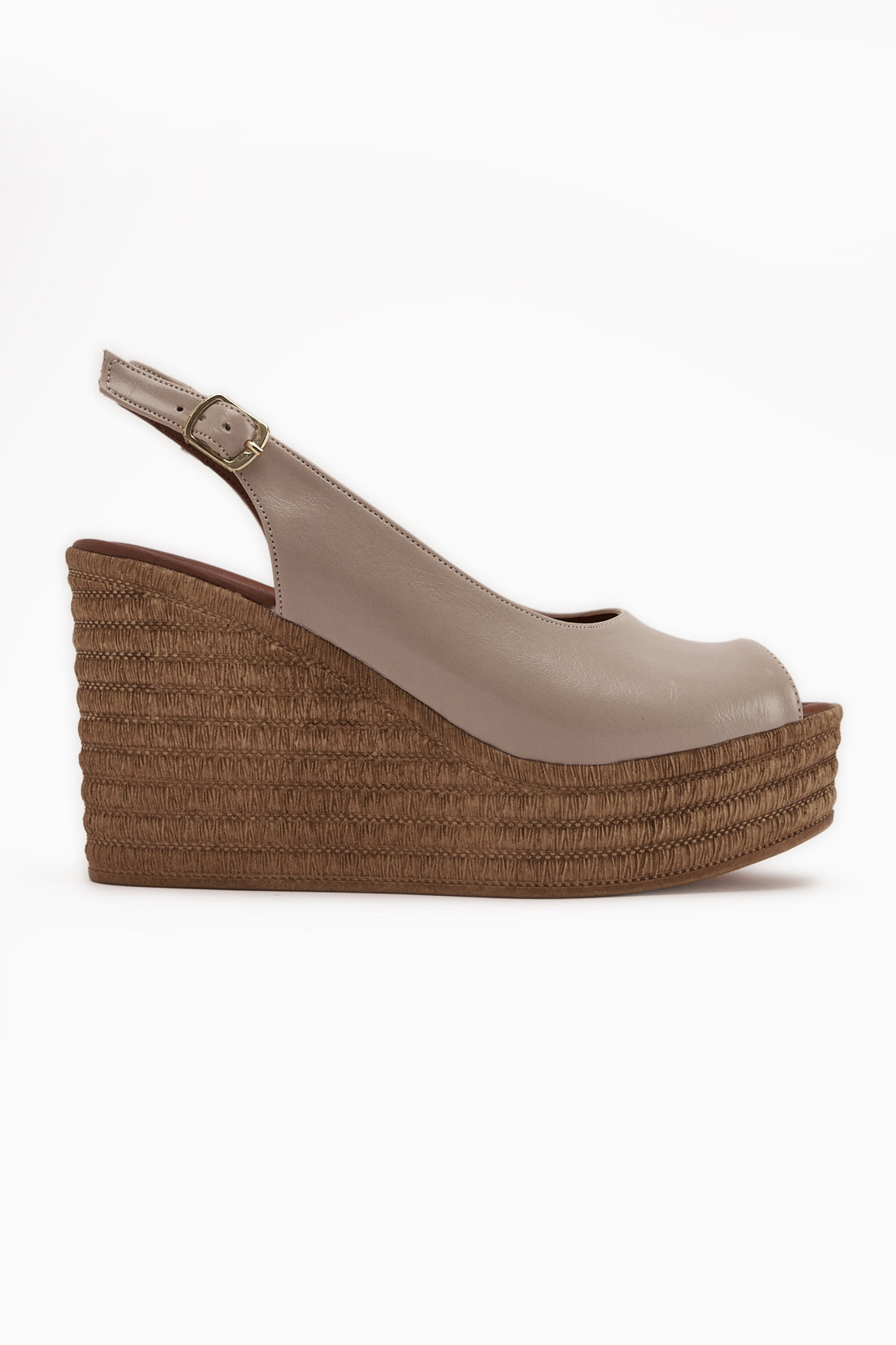 Caty Beige Wedge Women’s Sandal