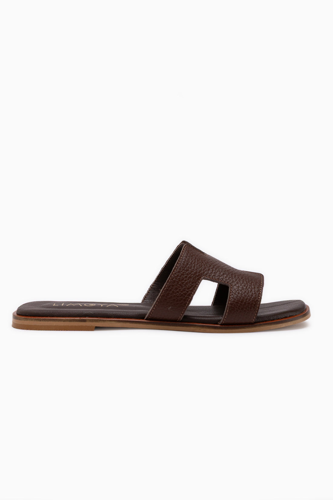 Genuine Leather Rosali Brown Women’s Slippers