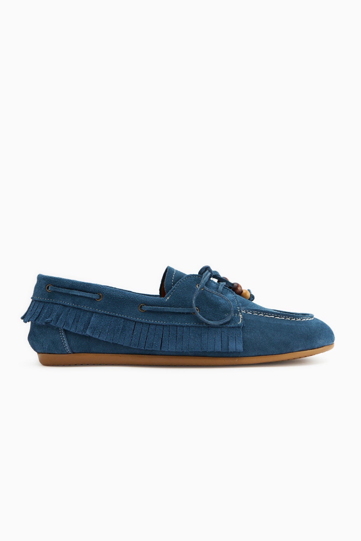 Rania – Genuine Leather Denim Blue Loafer (Women)