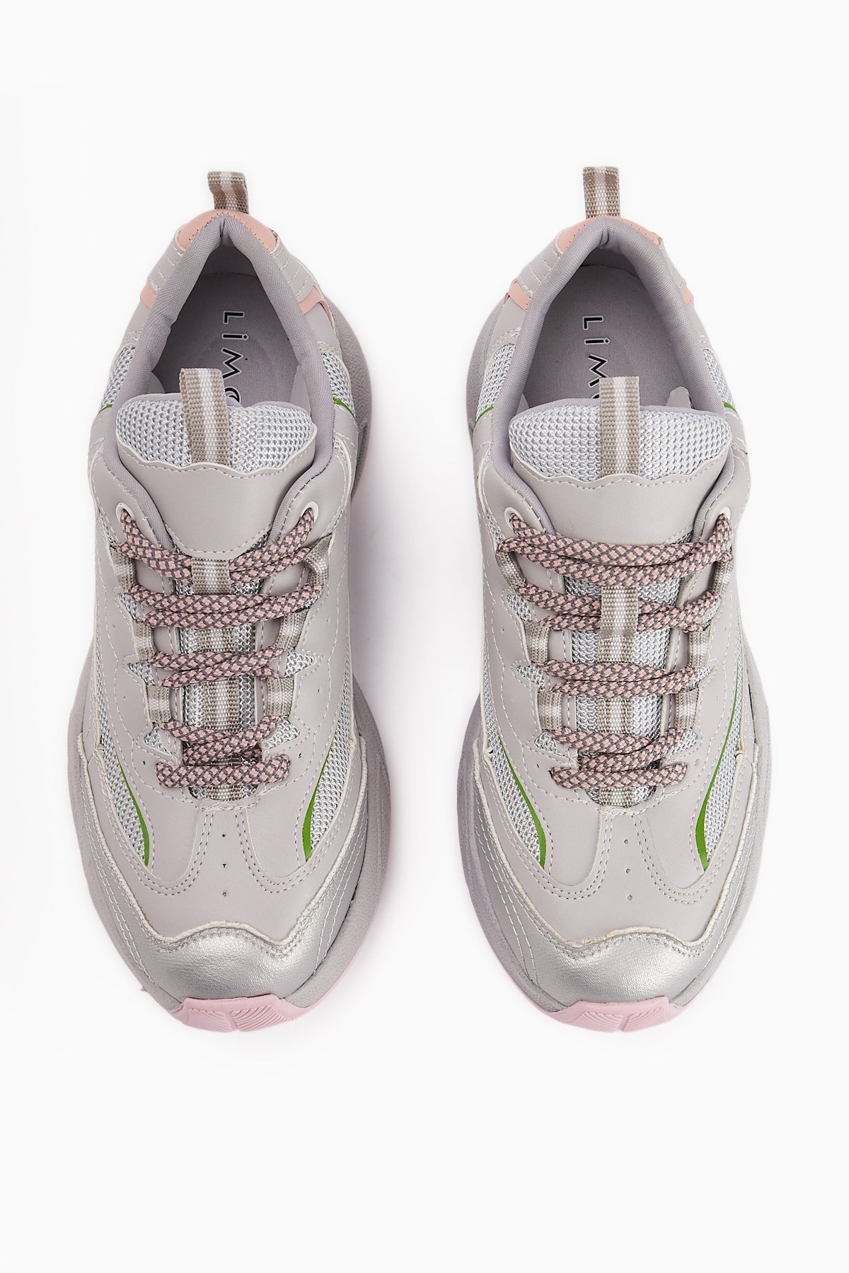 Rozhin Grey Thick Sole Women's Sport Shoe