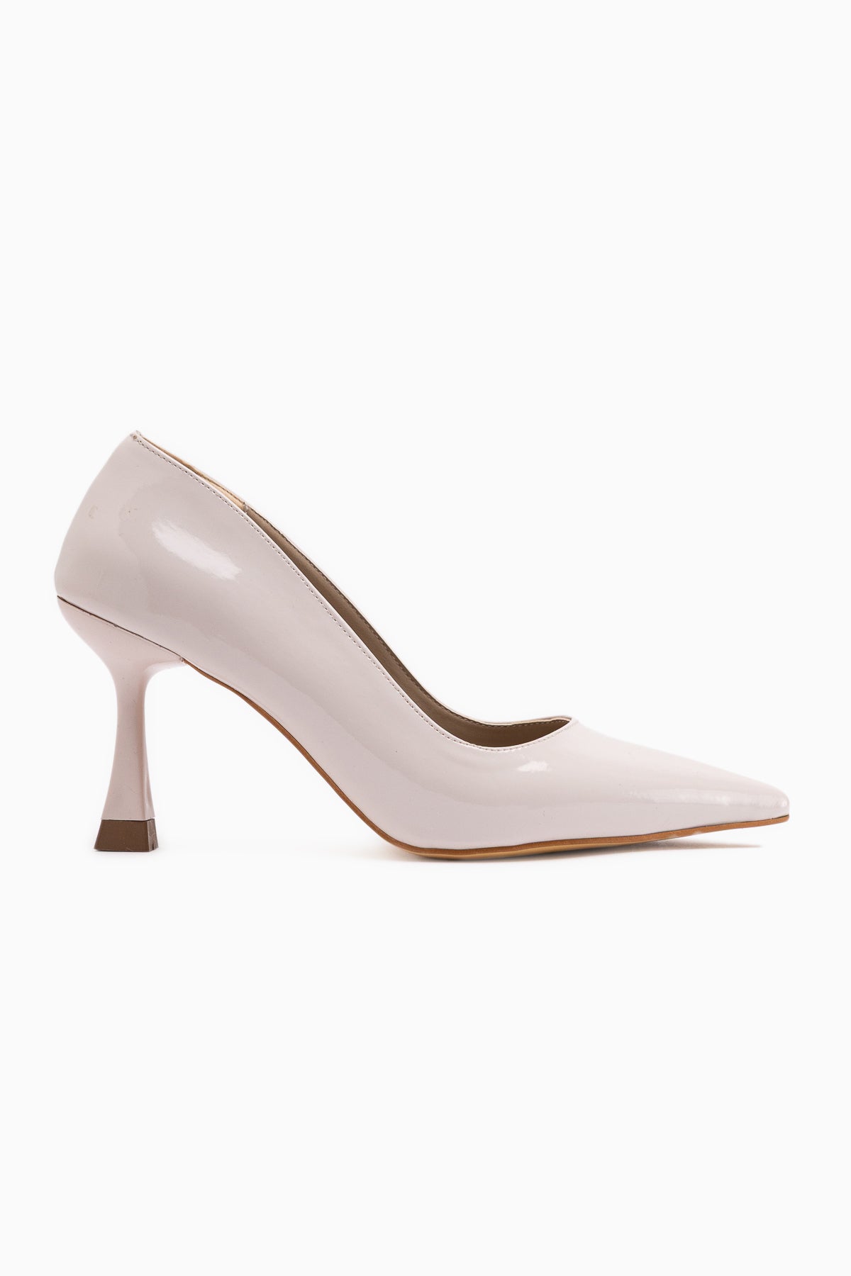 Celestine Beige Patent Pointed Toe Women’s Stiletto
