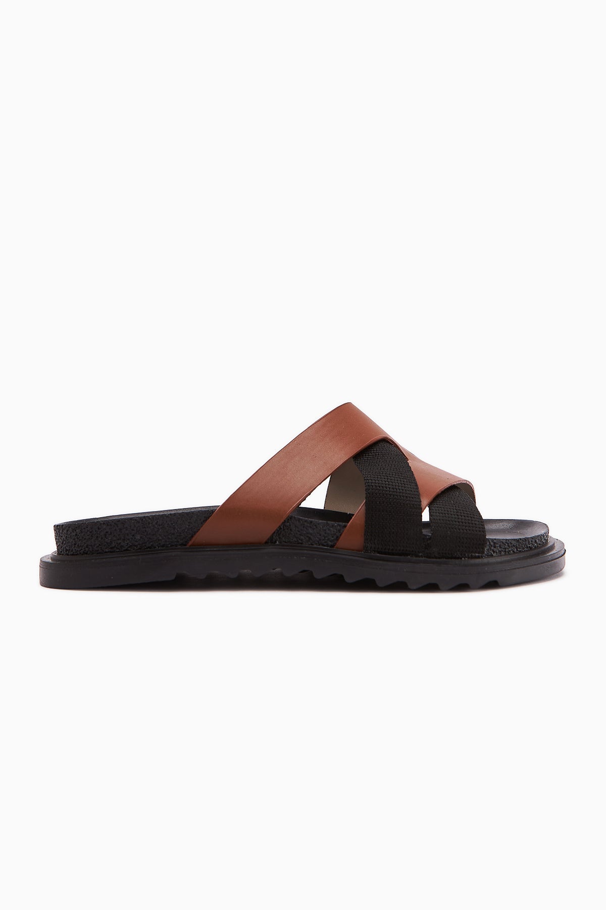 Rumi Taba Cross-Strap Women's Slippers