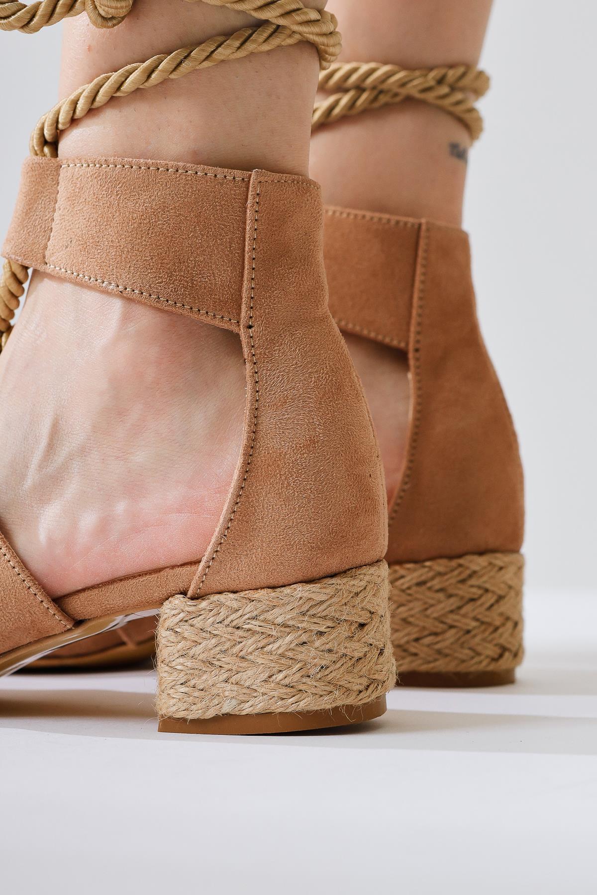 Unity Vizon Wicker Strap Short Heel Shoe