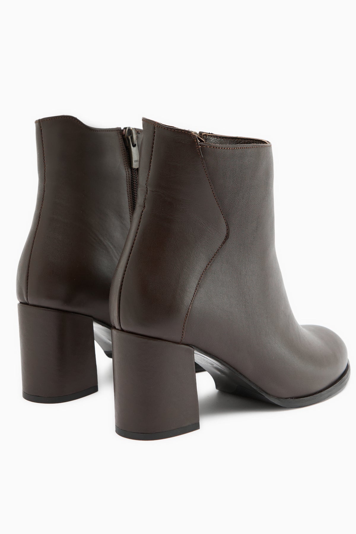 Eliza Genuine Leather – Brown Heeled Boot (Women)