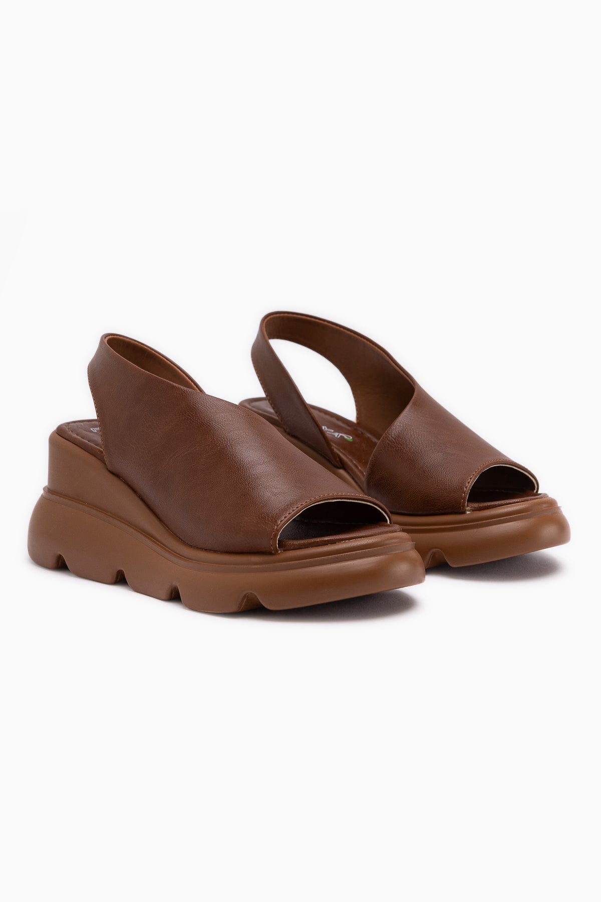 Lima Tan Thick Sole Open Toe Women’s Sandal