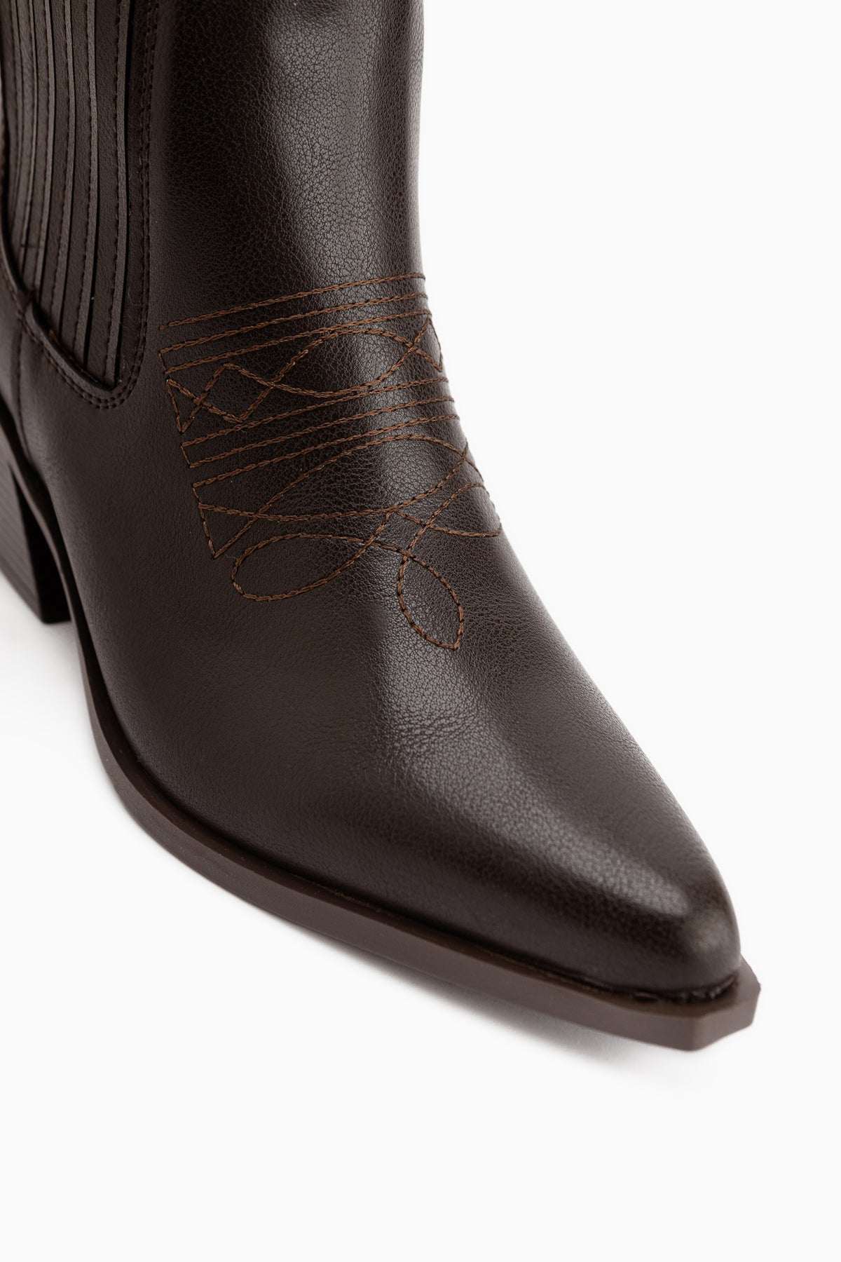 Elvia Brown Elastic Women’s Boots
