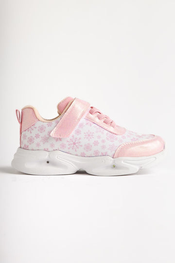 Janne Powder Snow Themed Light-Up Kids' Sneakers