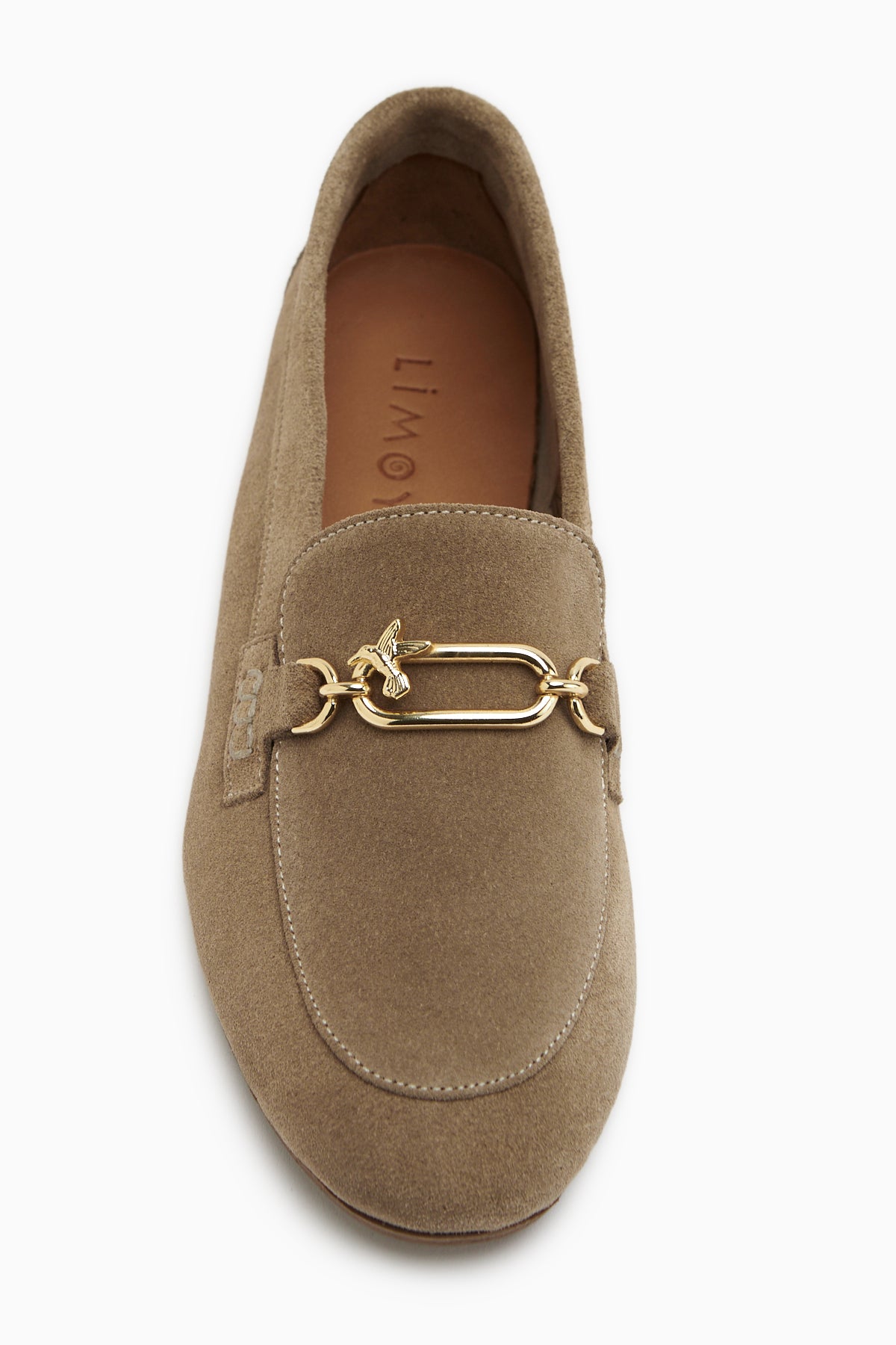 Alessa Genuine Leather Suede Beige Buckled Women’s Loafer Casual Moccasin Shoes