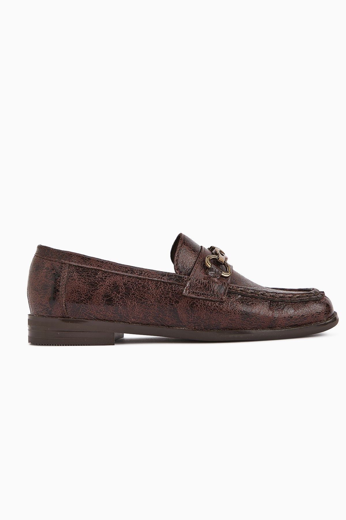 Kali – Brown Chain-Detail Loafer (Women)