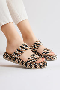 Nemie Black Rope Sandal