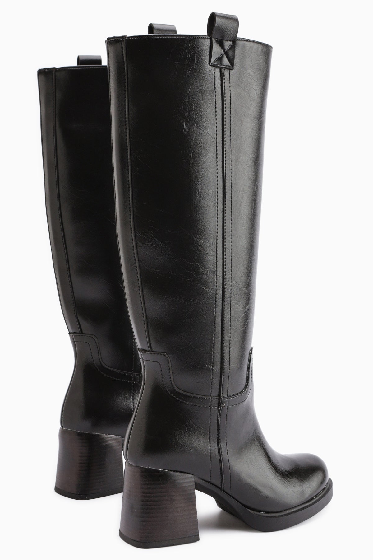 Celine Black Heeled Women's Boot