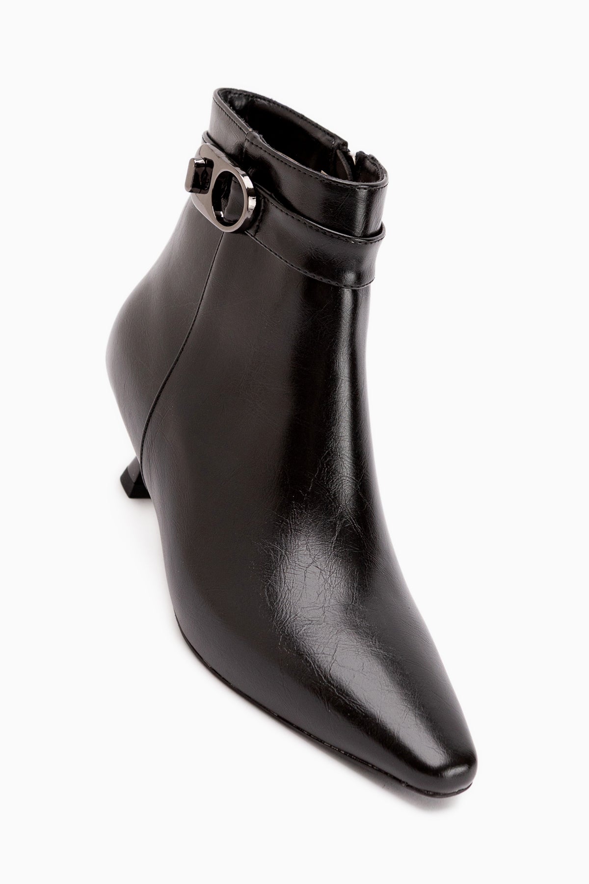 Kathie Black Buckle Detailed Women’s Boots