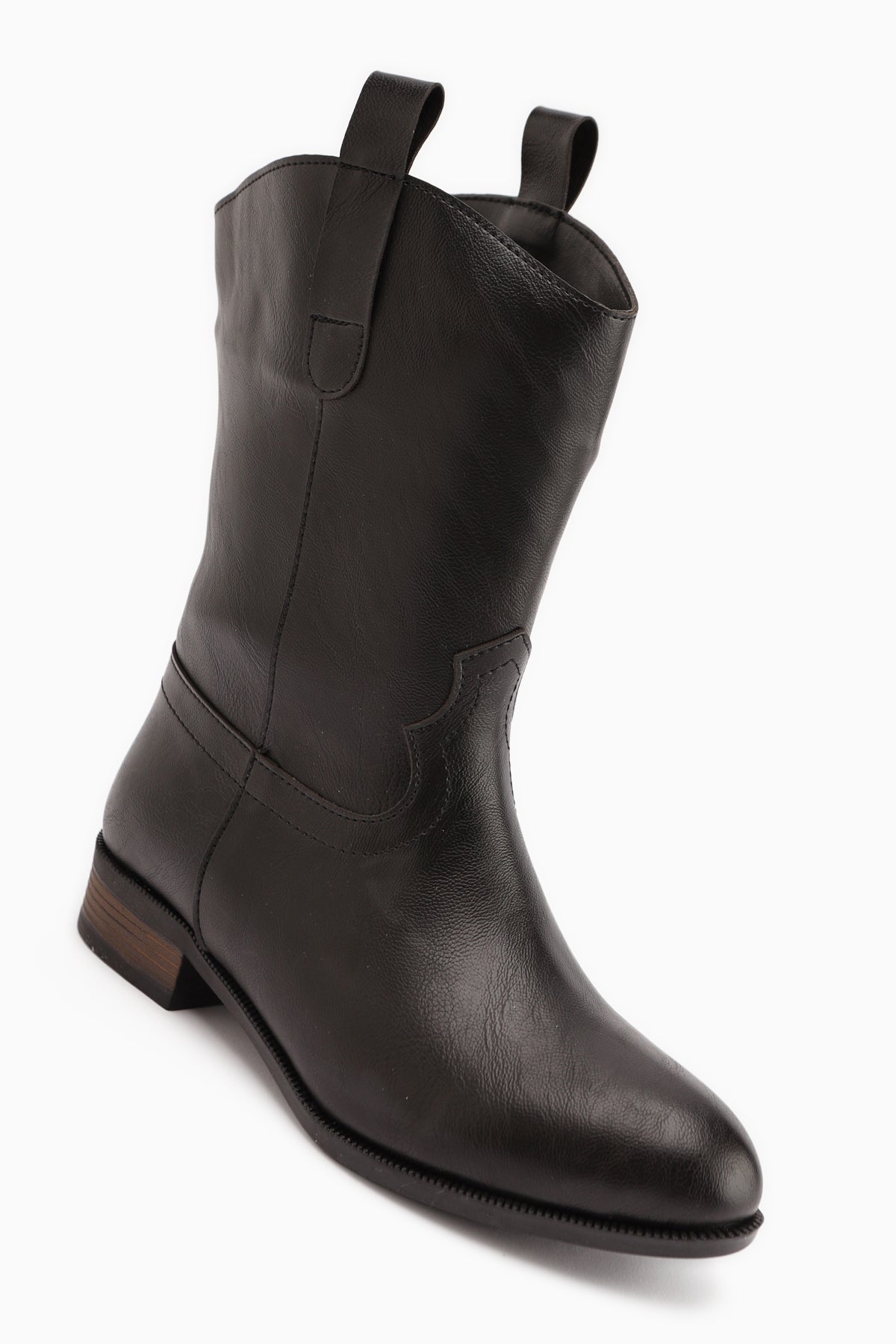 Liza Black Pull-On Women's Boot
