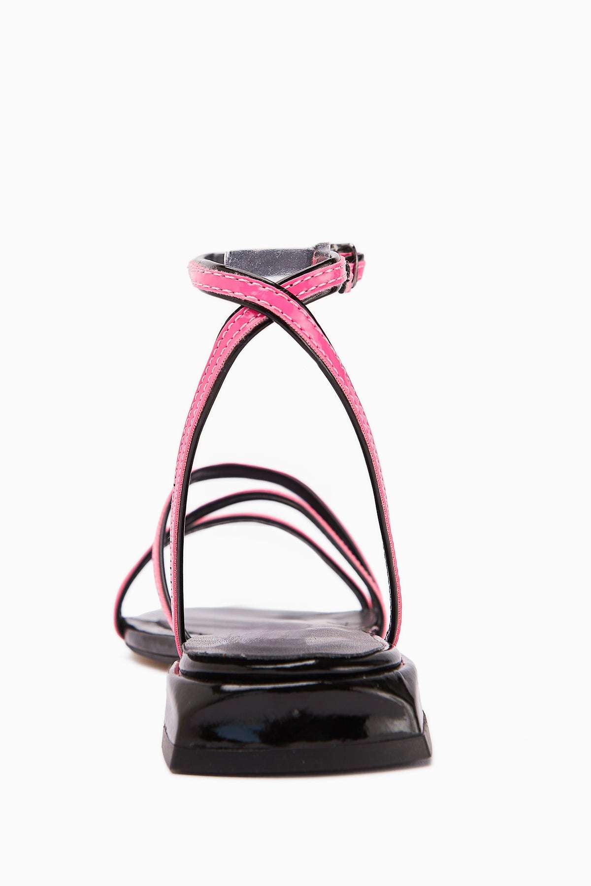 Nasima Fuchsia Ankle-Tie Women's Sandals