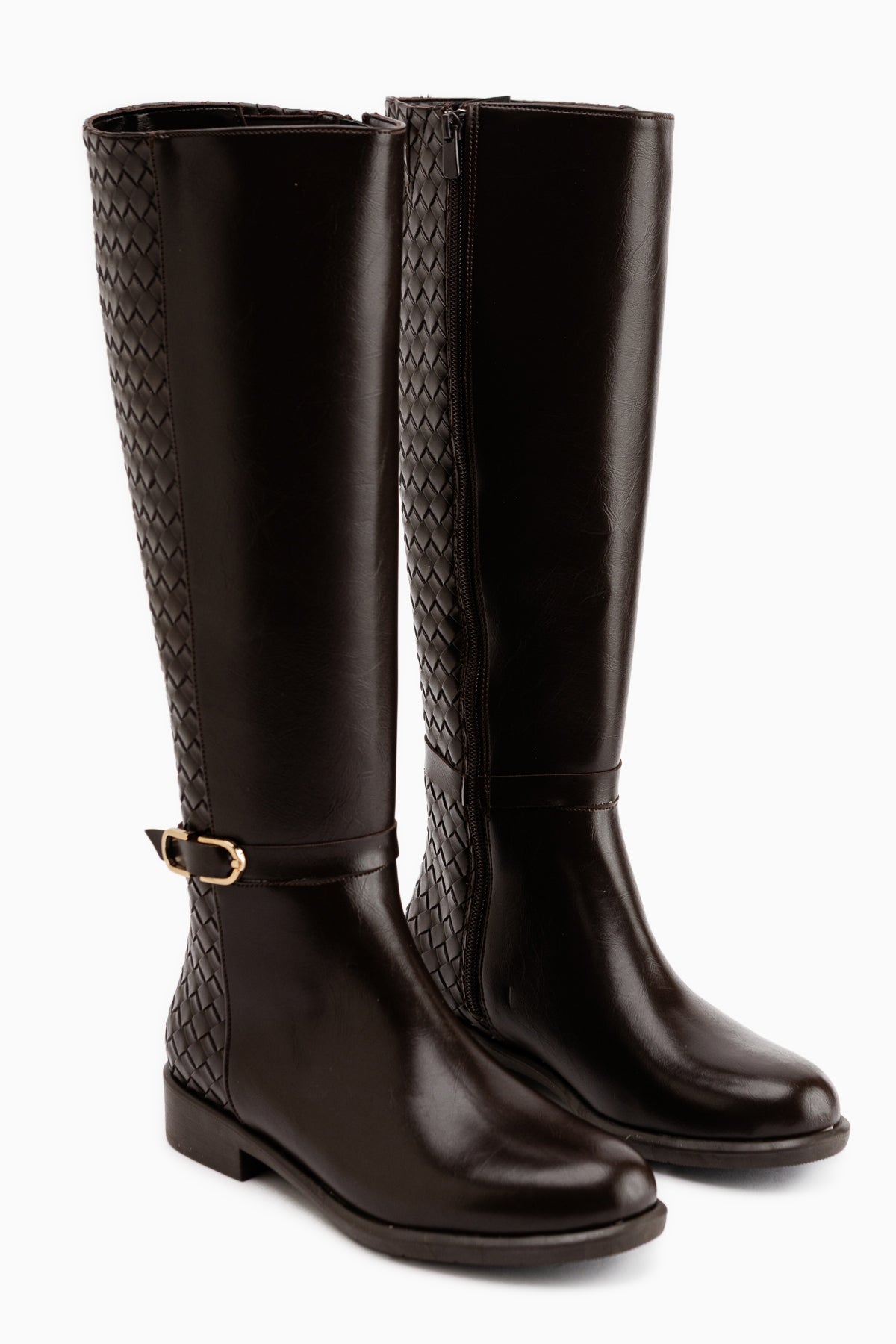 Essie Brown Buckled Women’s Boots