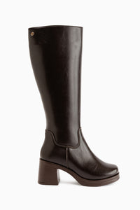 Magret Coffee Heeled Women’s Boots