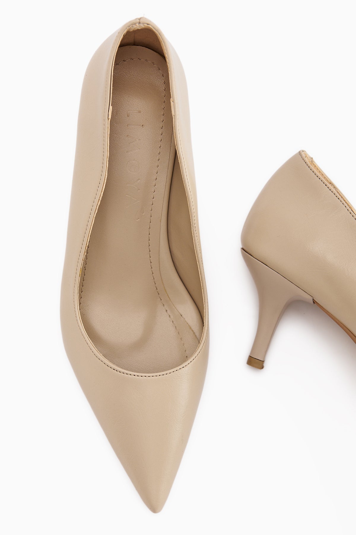 Flora Beige Stiletto Women's High Heel Shoe