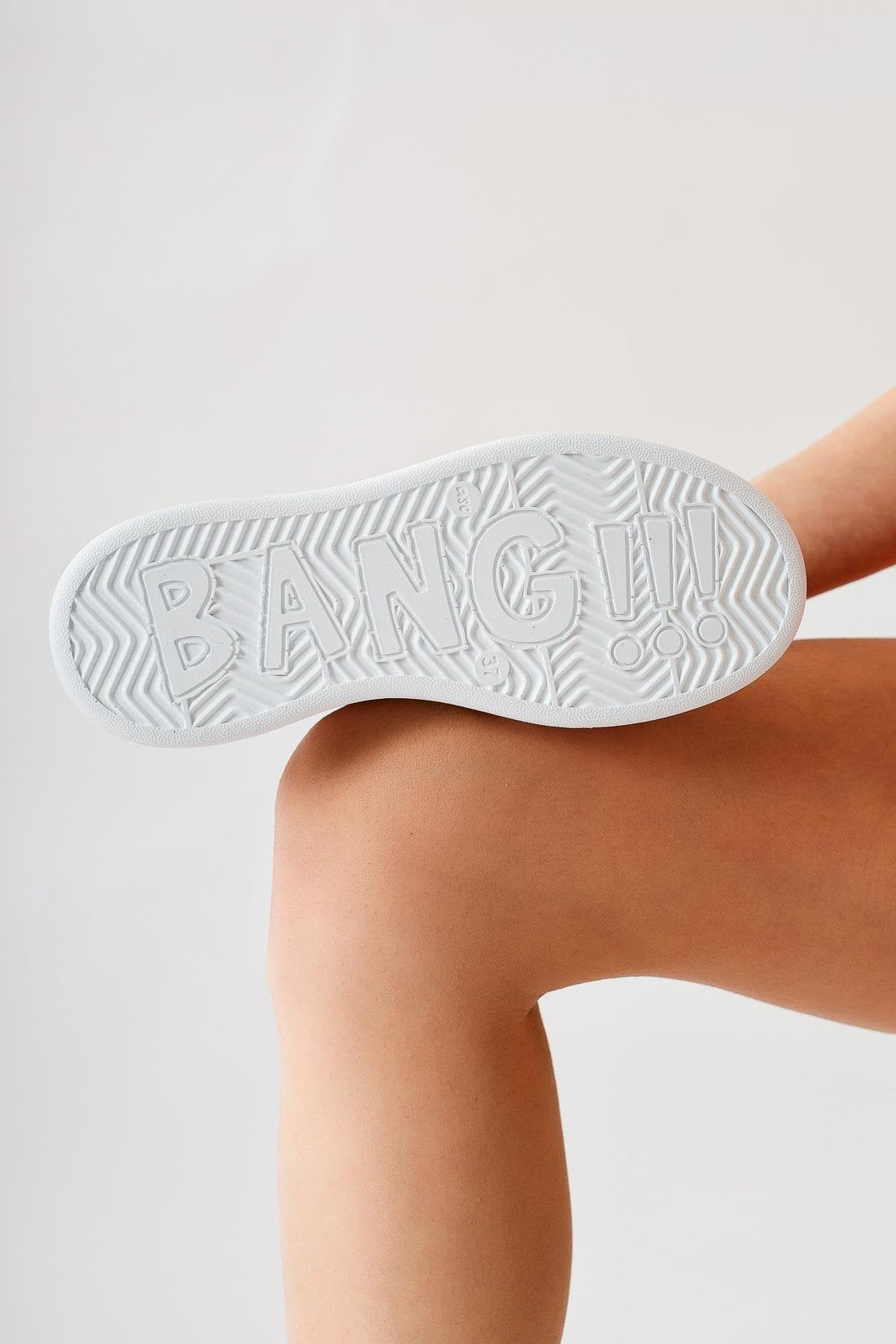 Biba Red Knit Pattern Printed Lace-Up Sneakers