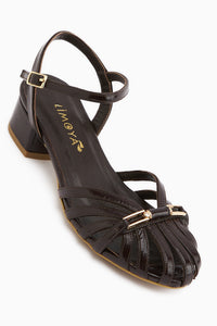Serry Genuine Leather Brown Buckled Women’s Sandal