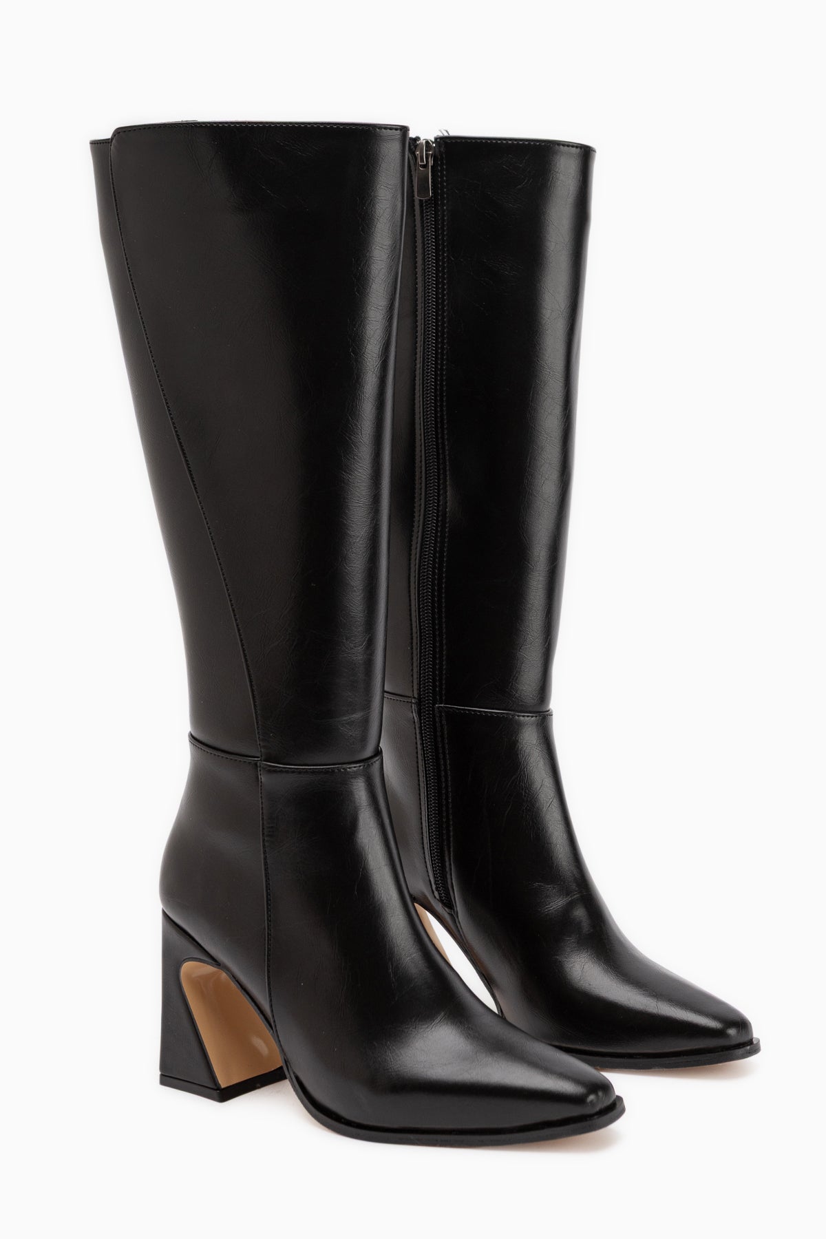 Deana Black Heeled Women’s Boots