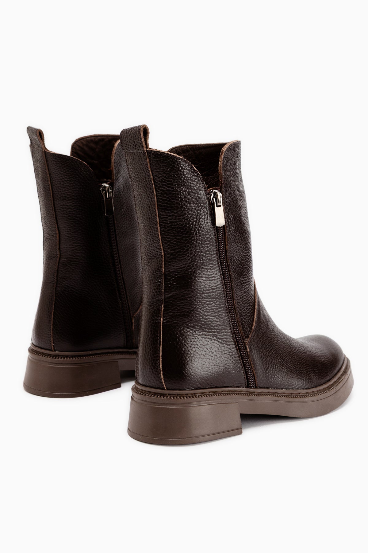 Leja Genuine Leather Brown Women’s Boots