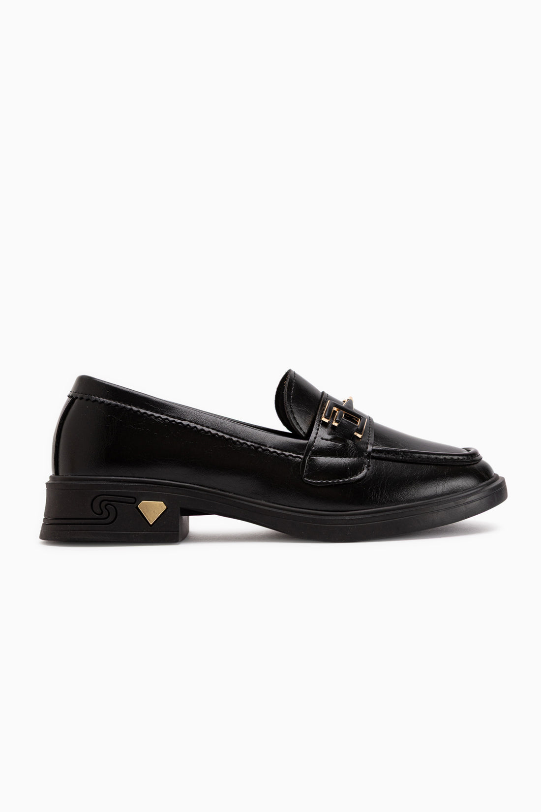 Clarie Black Buckled Women’s Loafer Daily Shoes