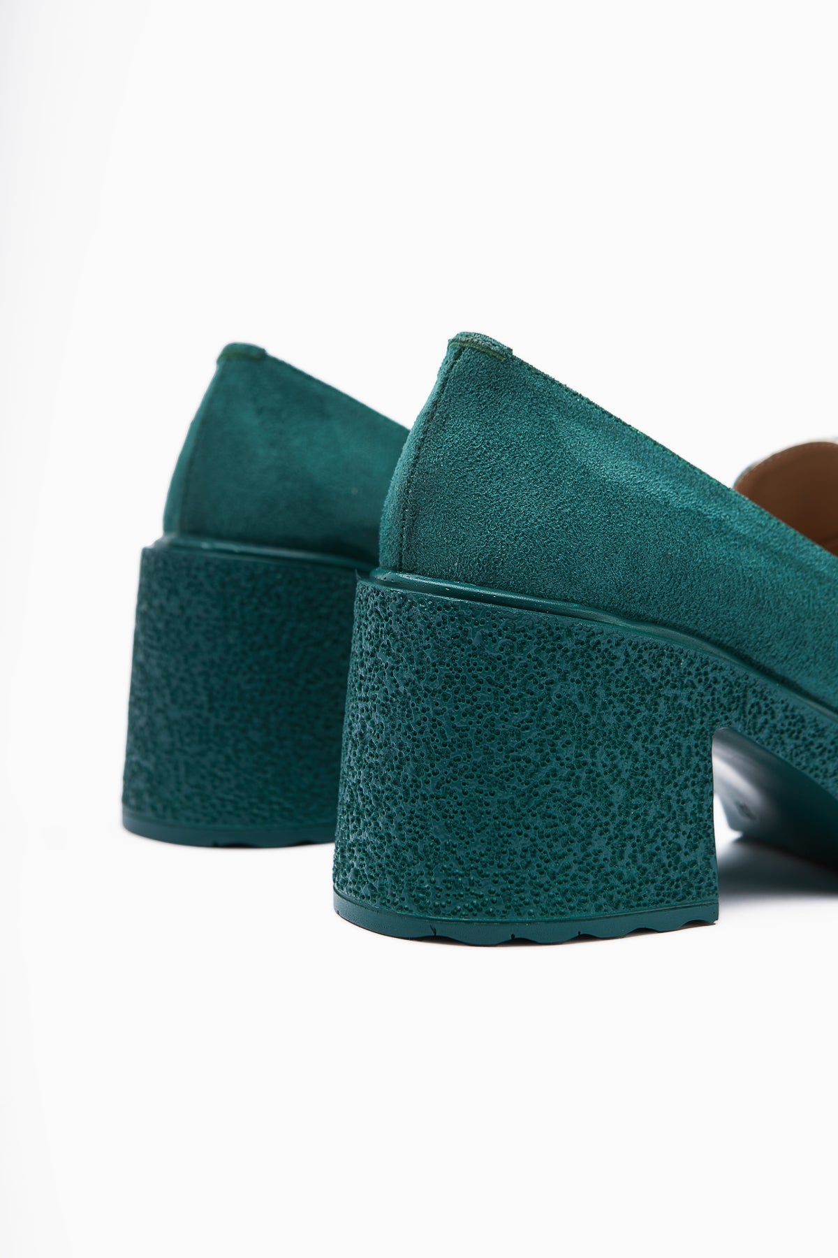 Boi – Green Suede Platform Everyday Shoe (Women)