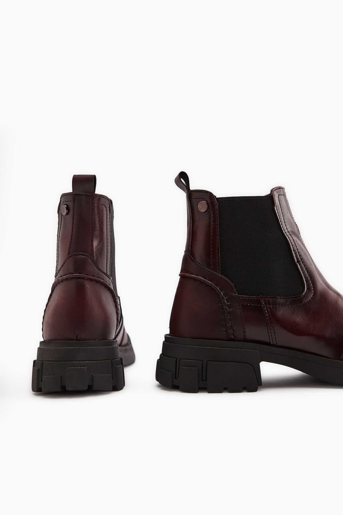 Emely Maroon Elastic Women's Boot