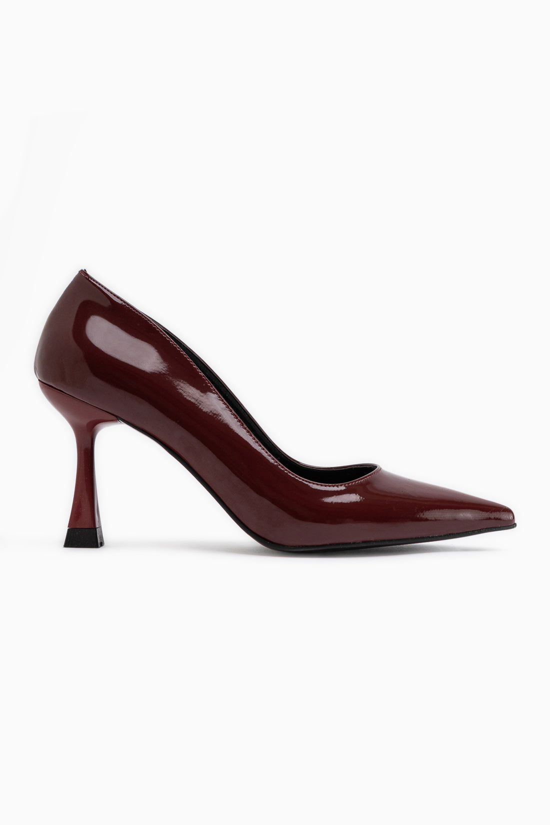 Celestine Burgundy Patent Pointed Toe Women’s Stiletto