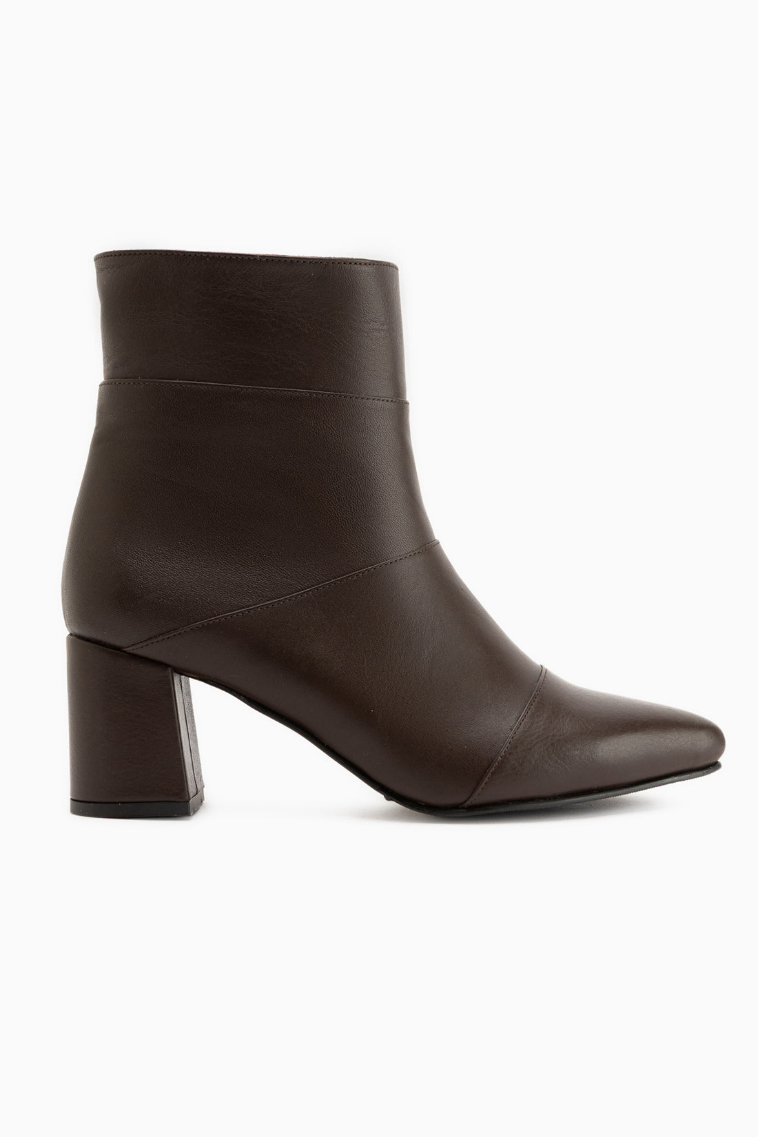 Amalia Genuine Leather Brown Heeled Women’s Boots
