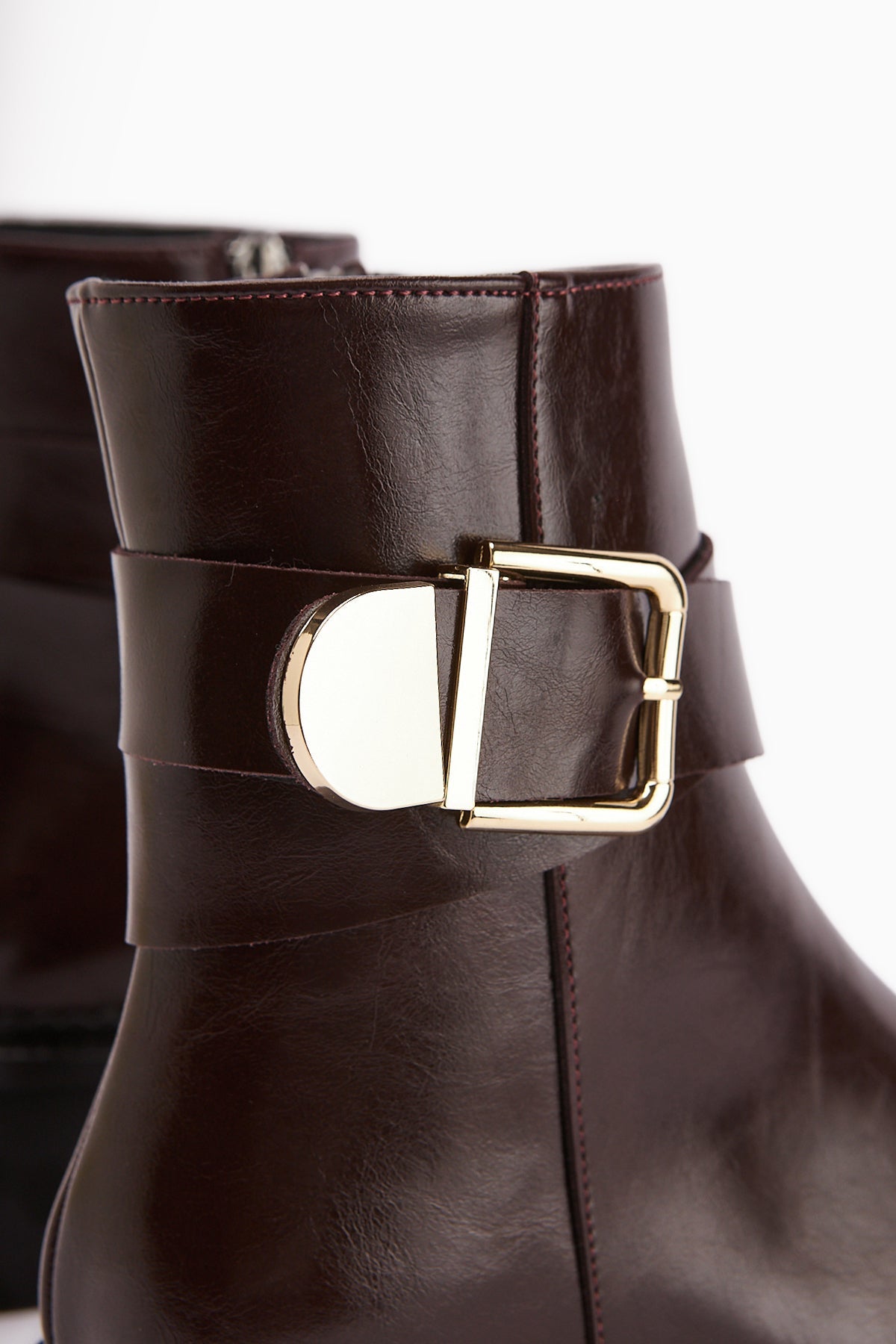 Cristin Burgundy High Platform Women's Boot