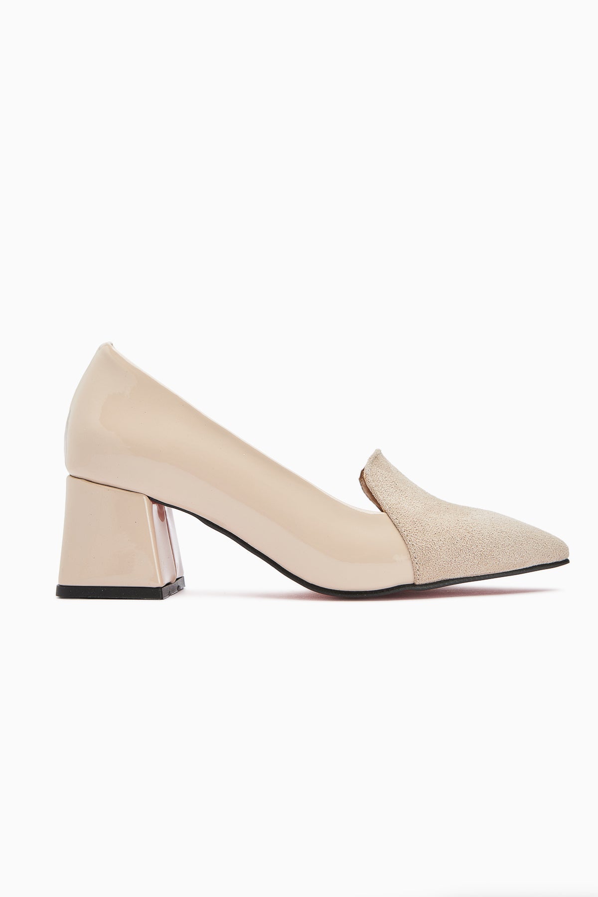 Gisela Patent Leather with Suede Detail High Heels for Women