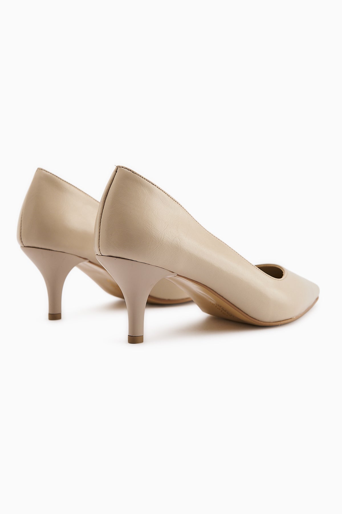 Flora Beige Stiletto Women's High Heel Shoe