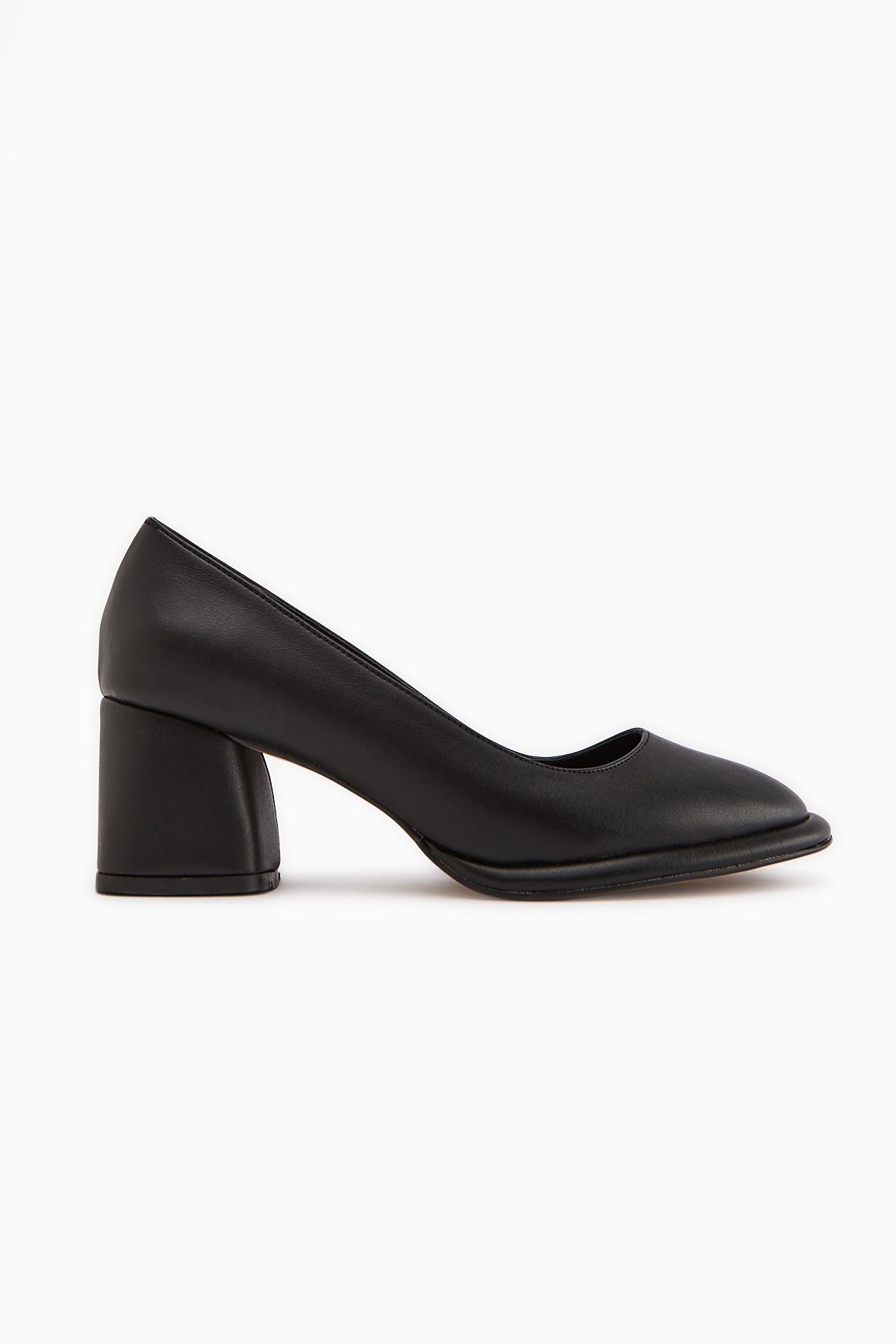 Saina Black Platform Heeled Women’s Shoes
