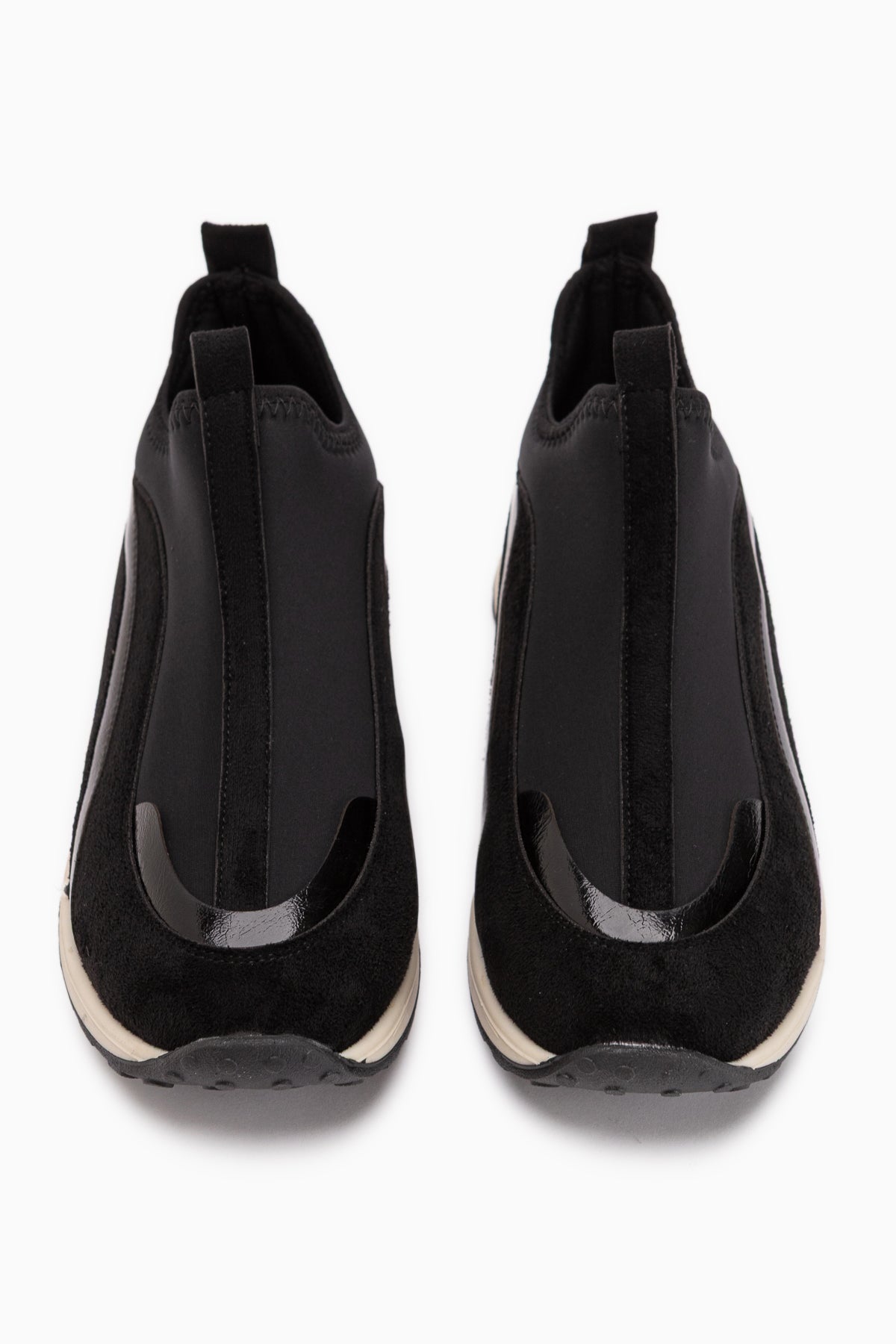 Etta Black Suede Detailed Women’s Sneakers
