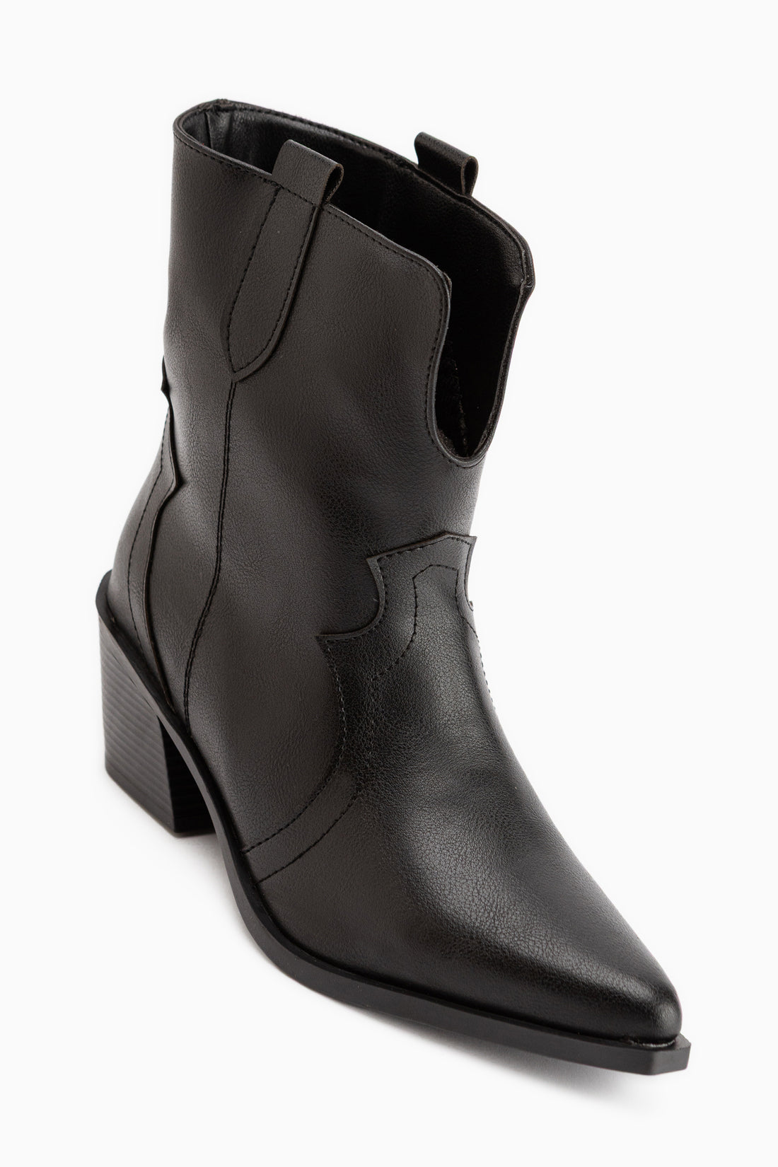 Erica Black Heeled Western Women’s Boots