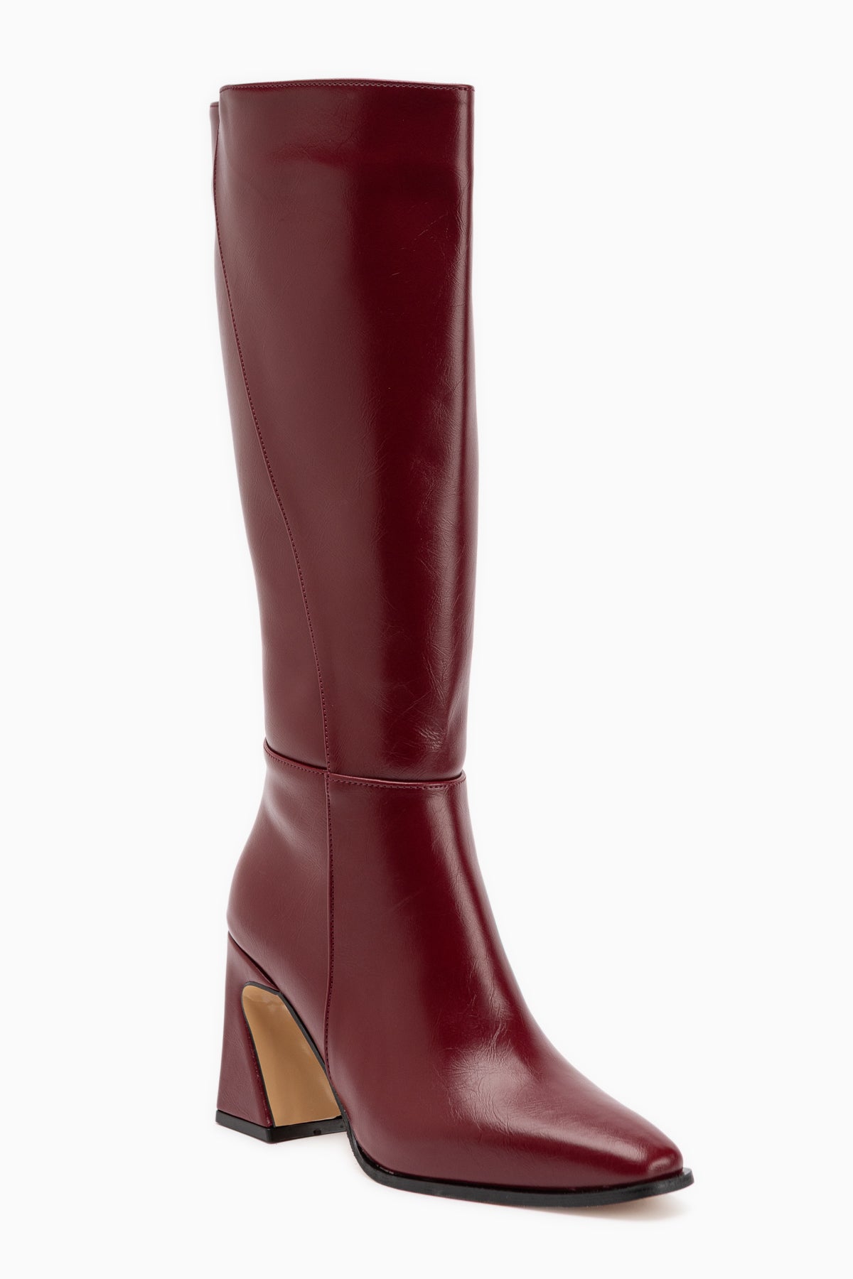 Deana Burgundy Heeled Women’s Boots