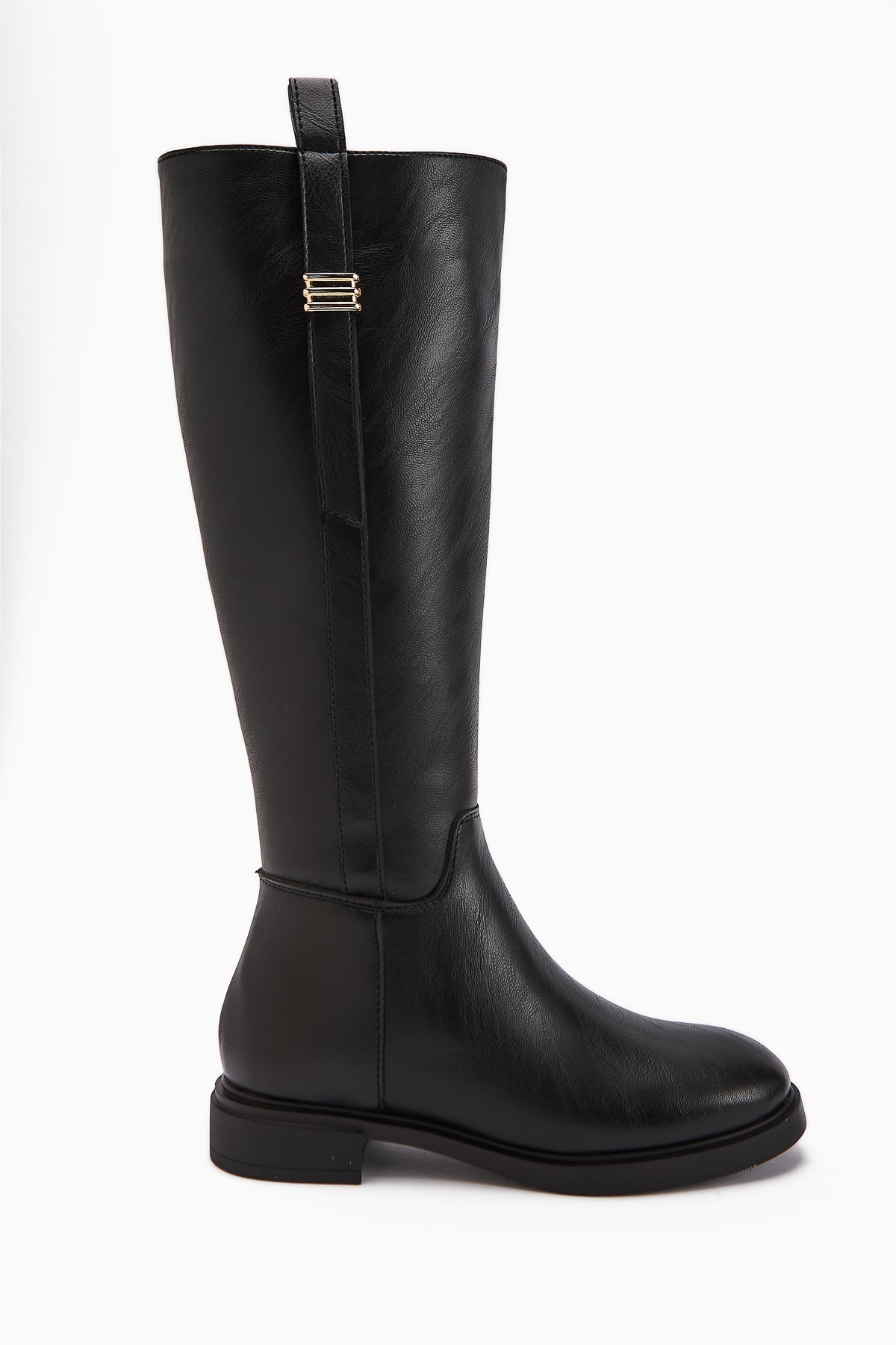 Kaisa Women's Black Buckled Boots