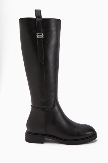 Kaisa Women's Black Buckled Boots