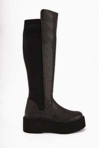 Ceres Brown Platform Boots