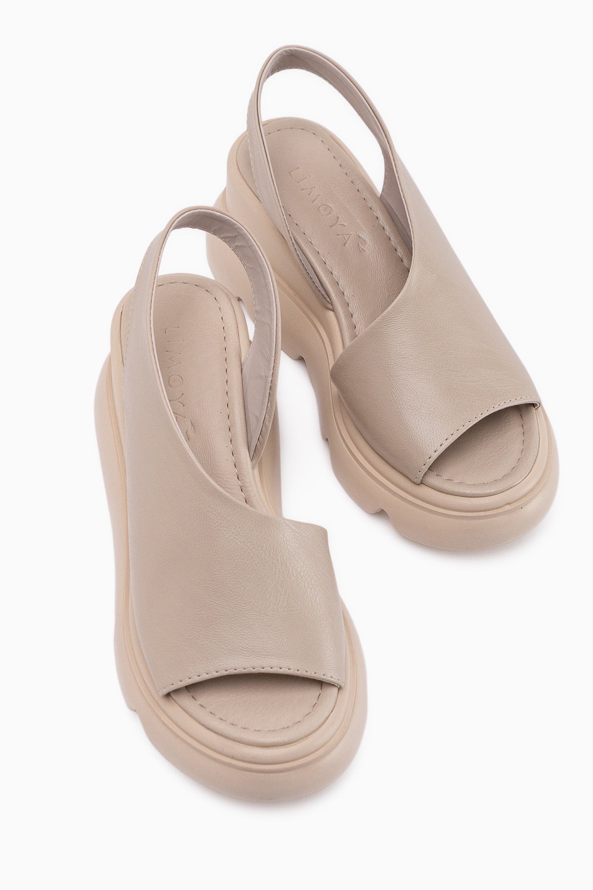 Lima Beige Thick Sole Open Toe Women’s Sandal