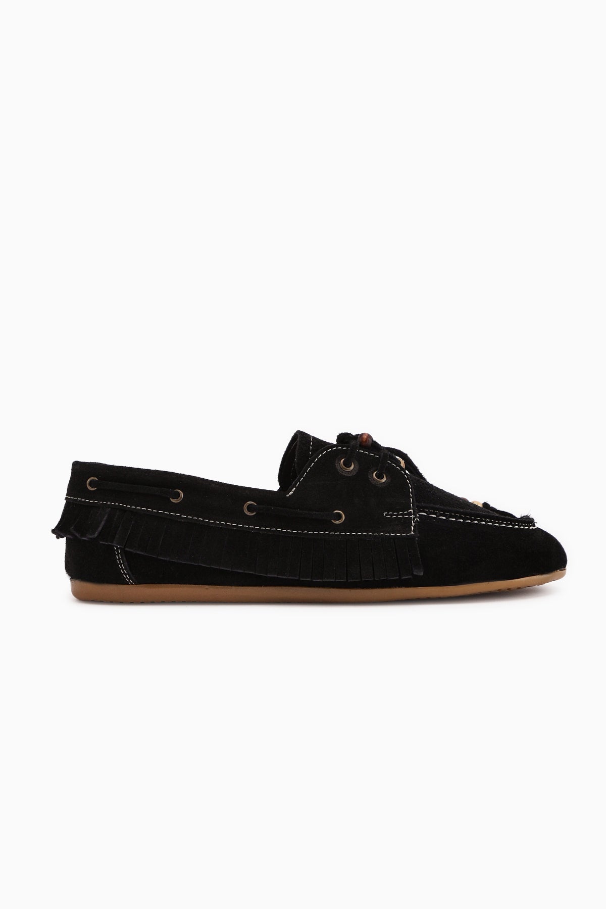 Rania Genuine Leather Black Women’s Loafer Shoes