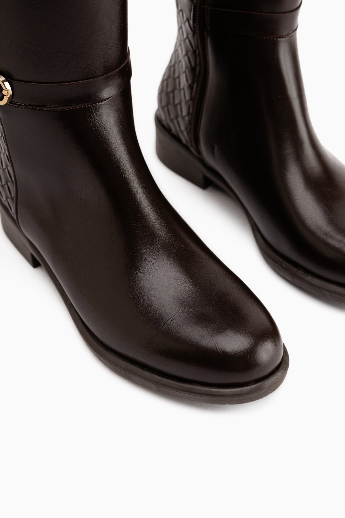 Essie Brown Buckled Women’s Boots
